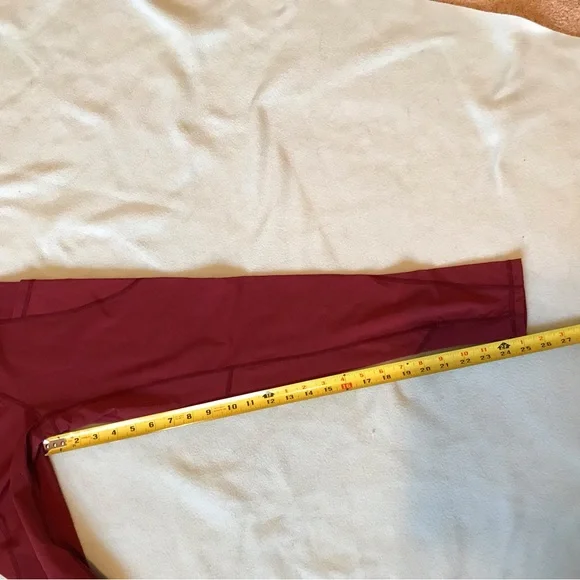 P’tula Cranberry Activewear Leggings New with Tags - Picture 5 of 7
